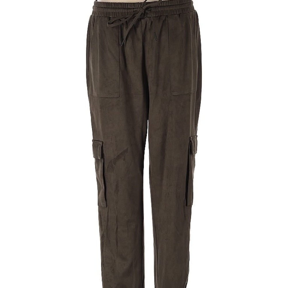 TRUTH by Republic Black Cargo Pants Faux Suede
